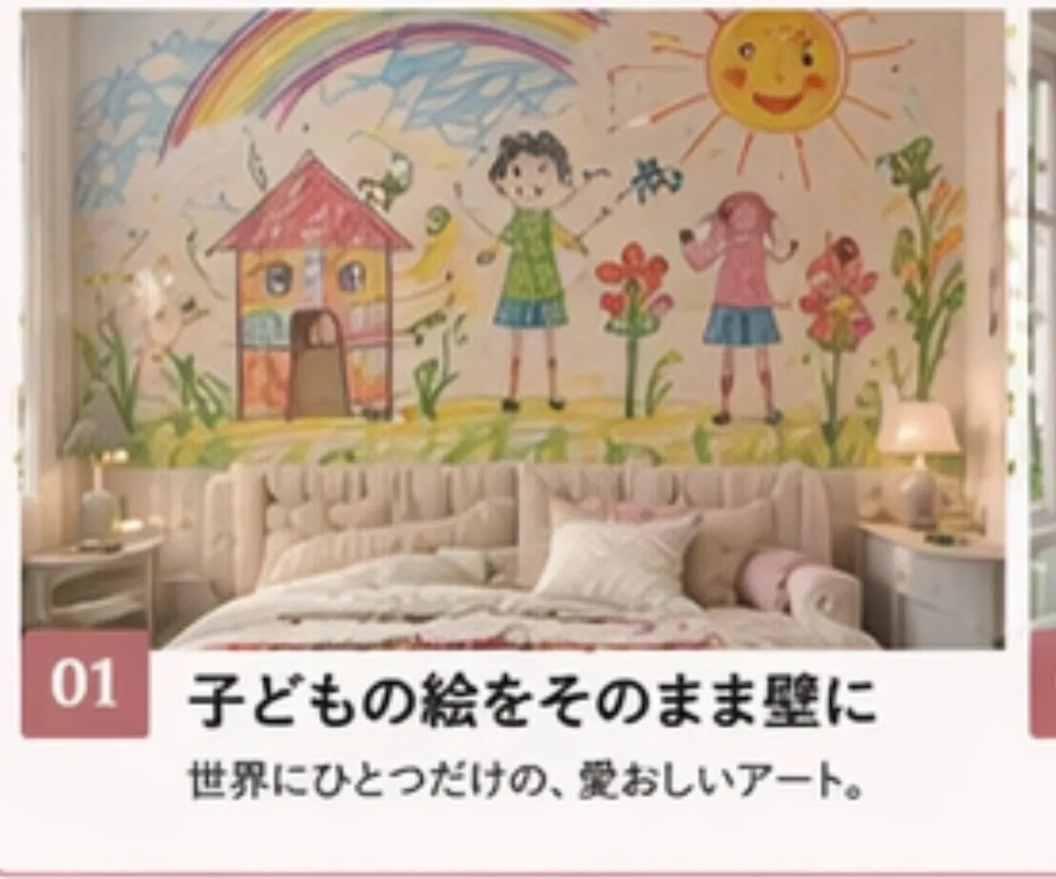 【モニター募集】写真を壁にするリフォーム|思い出を残す新サービス